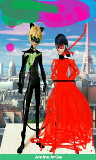 Ladynoir okay i tried best with Ladybug dress so don't make fun of it If  you like miraculous give this a Like | Miraculous Amino