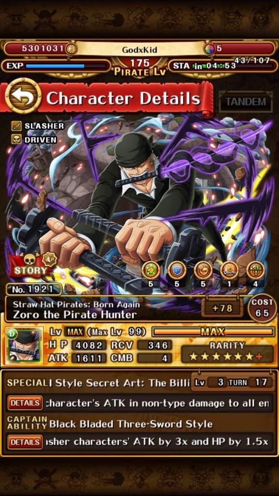 one piece treasure cruise zoro