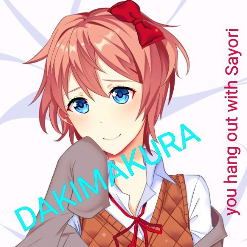 Dakimakura Sayori (Commission) | Doki Doki Literature Club! Amino