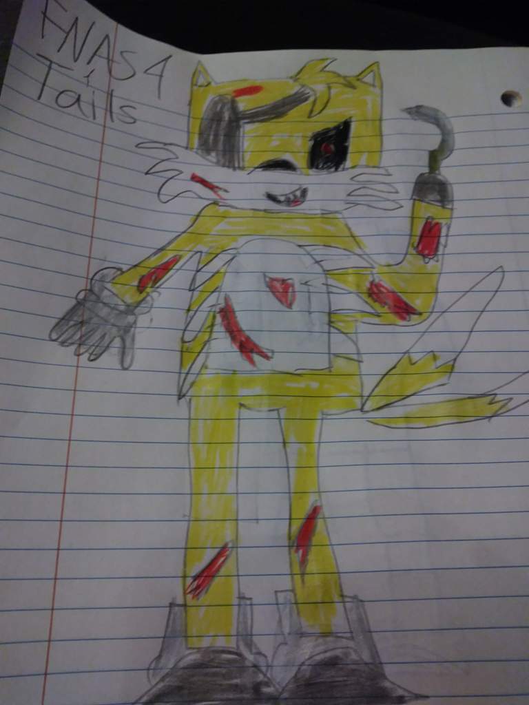 My FNAS 4 Tails Drawing | Five Nights At Freddy's Amino