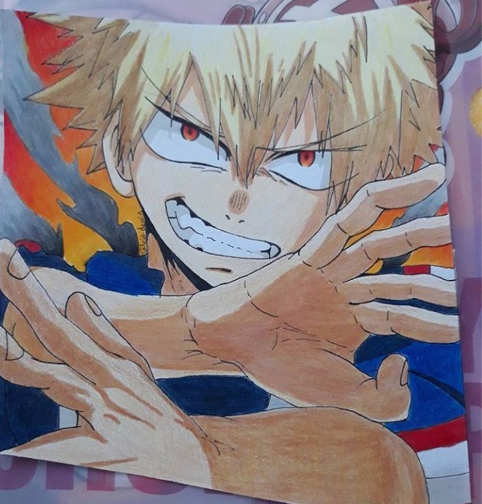 Dessin de Katsuki bakugou /kacchan :3 (mon 1er poste sur amino, j ...