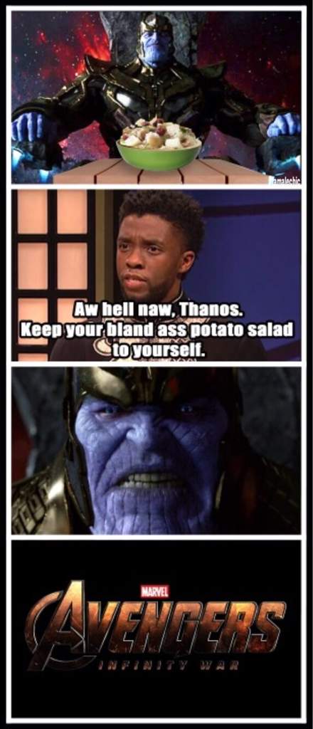 Black Panther Potato Salad Meme