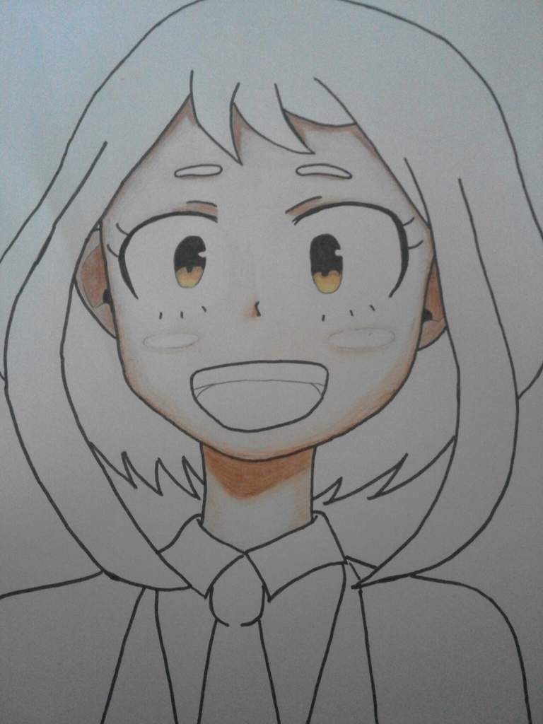 Uraraka Ochako - Drawing | Romance Anime Amino