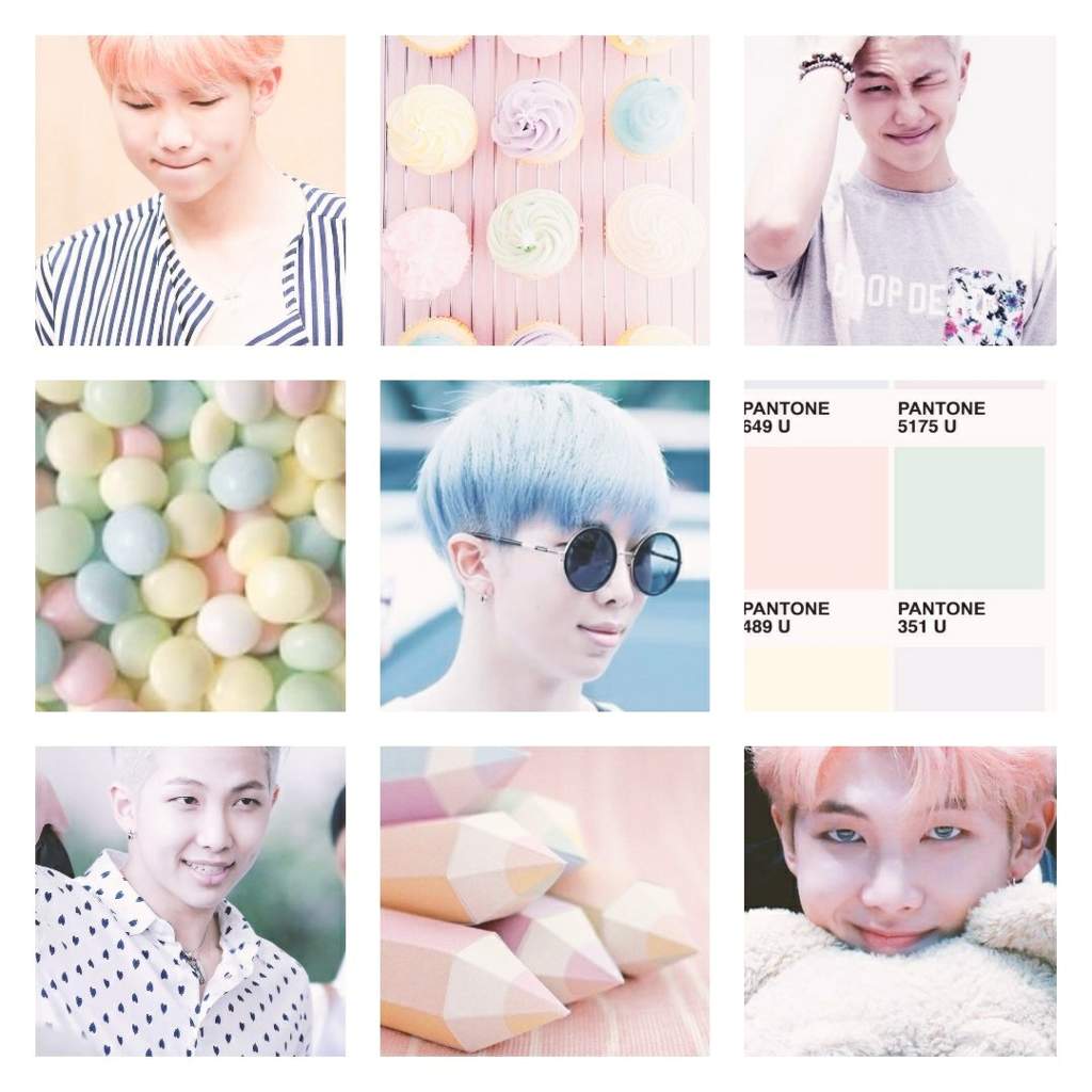 Namjoon Pastel Rainbow Aesthetic | Kpop Aesthetics! Amino