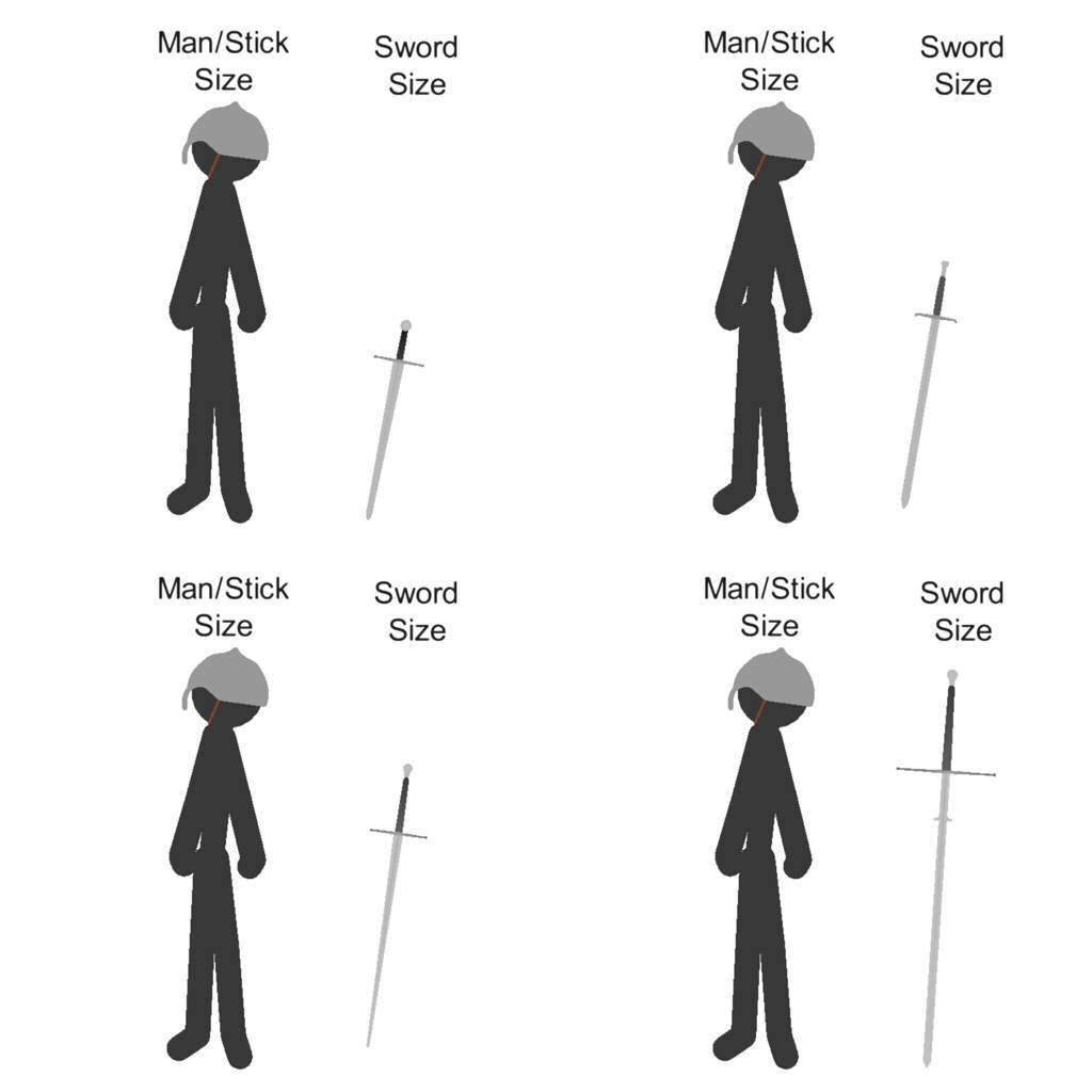 Accurate Sword Sizes But Ppl Don T Really Care Bout This Blog N Sticknodes Animations And More Amino