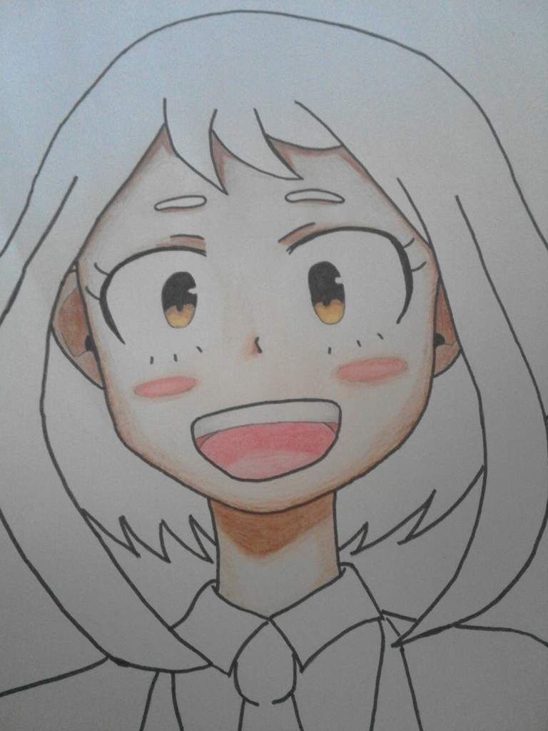 Uraraka Ochako - Drawing | Romance Anime Amino