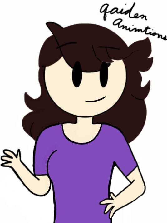 a drawing of Jaiden Animations | The Animation Squad Amino