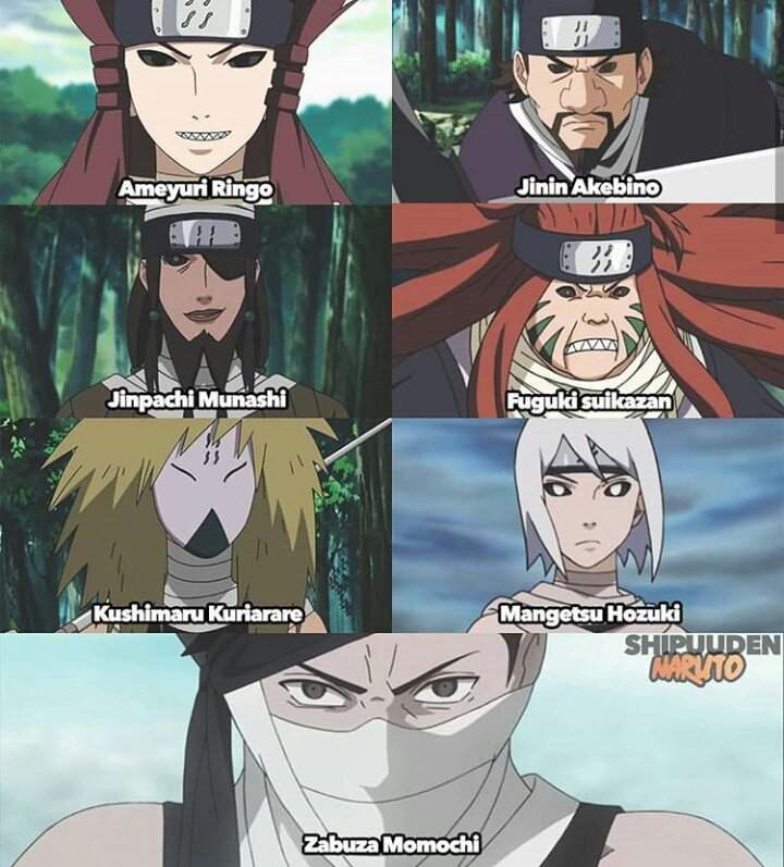 Los 7 Espadachines de la Niebla | •Naruto Amino• Amino