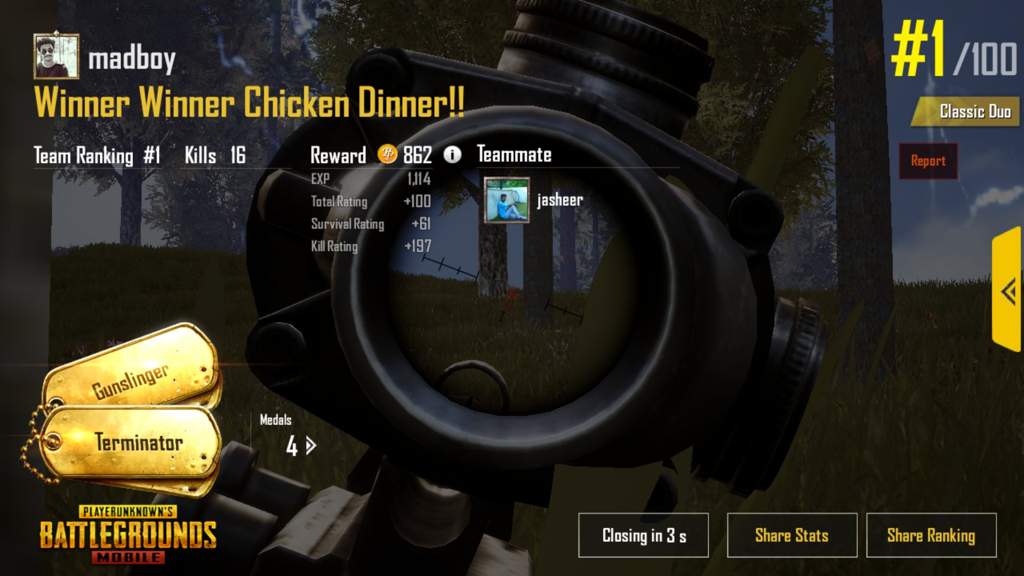 Won With My Best Friend Pubg Mobile Amino