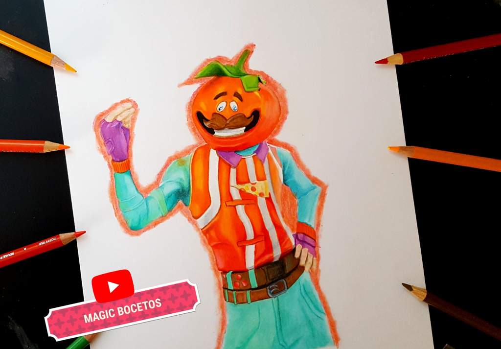 skin cabeza de tomate de fortnite - dibujos de skins de fortnite a lapiz