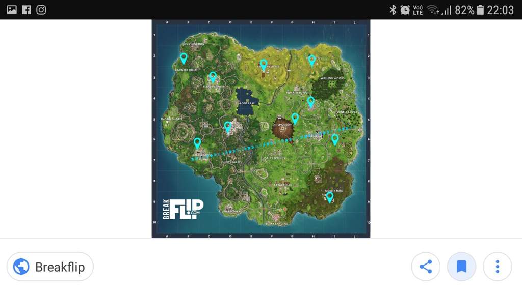 les emplacement - emplacement lettre fortnite