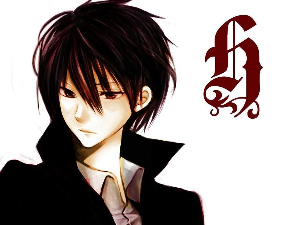 Black hair brown eyes anime boy