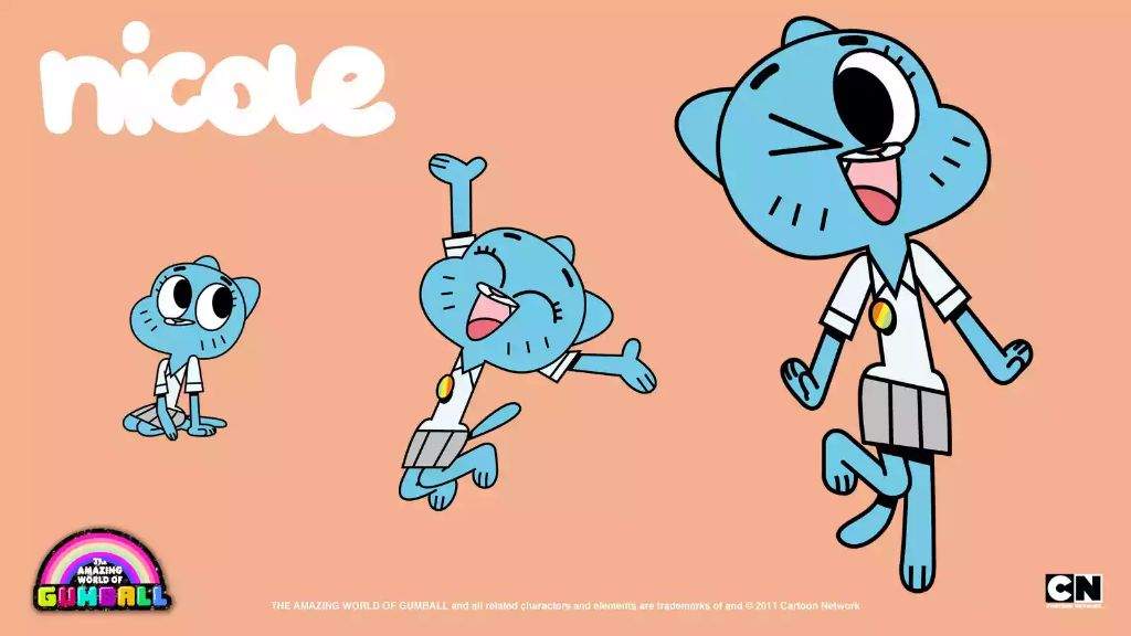 the amazing world of gumball nicole checks family outfits
