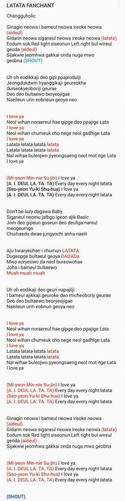 Latata Official Fanchant G I Dle France Amino