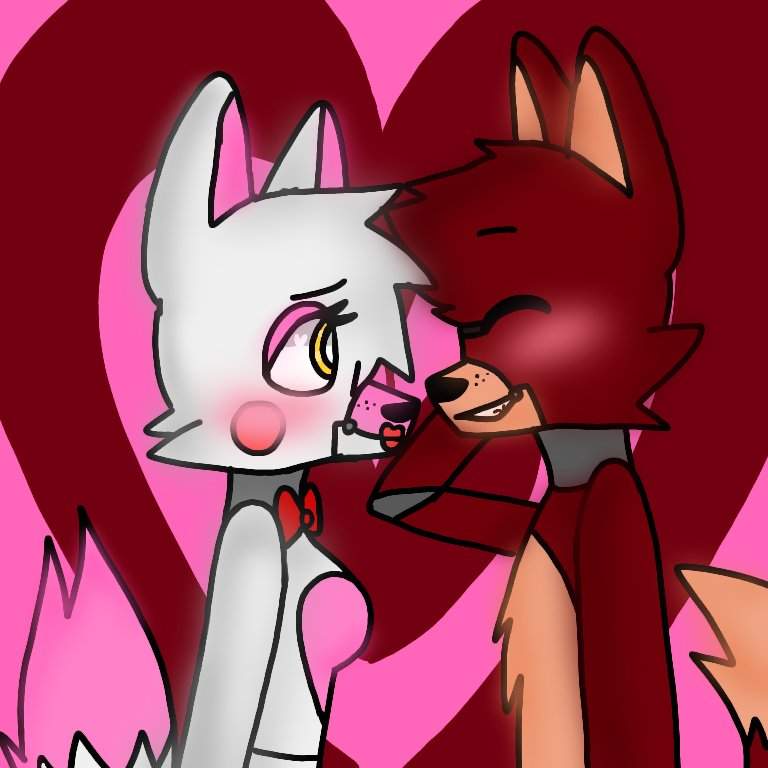 My Art Foxy X Mangle Five Nights At Freddys Amino - 