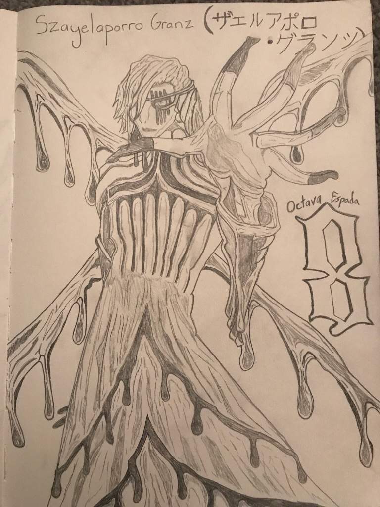 Heres My 4th Espada Sketch Szayelaporro Granz Espada 8 Bleach Axiom Amino