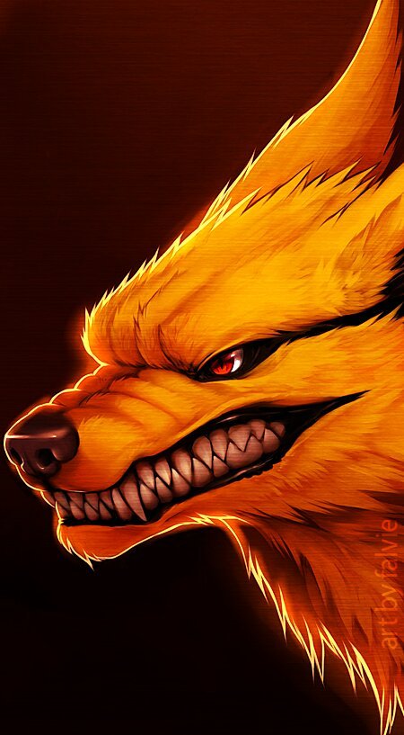 Nine Tailed Fox (Art by Falvie) | Naruto Amino