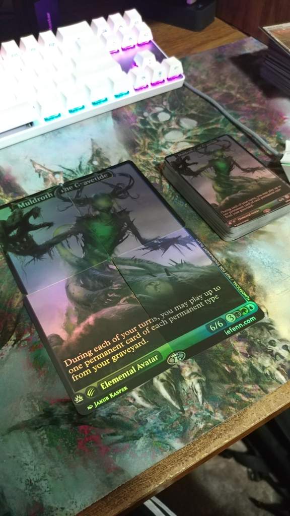 My updated proxy template for 600 alters! MTG Amino