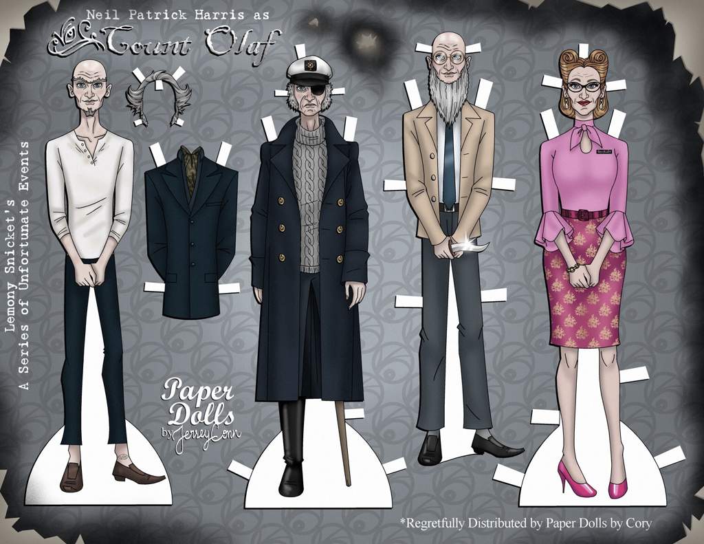 Amazing Fanart: Count Olaf Disguises | Series of Unfortunate Events Amino