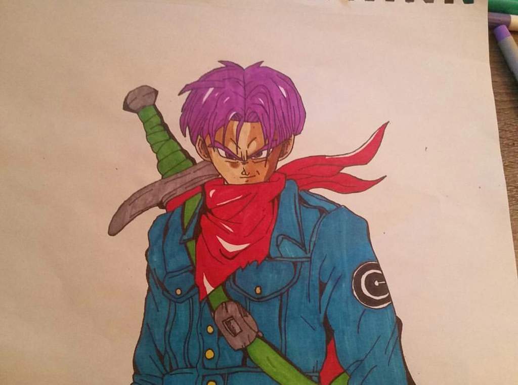 Dbs Future Trunks Purple Hair Dragonballz Amino