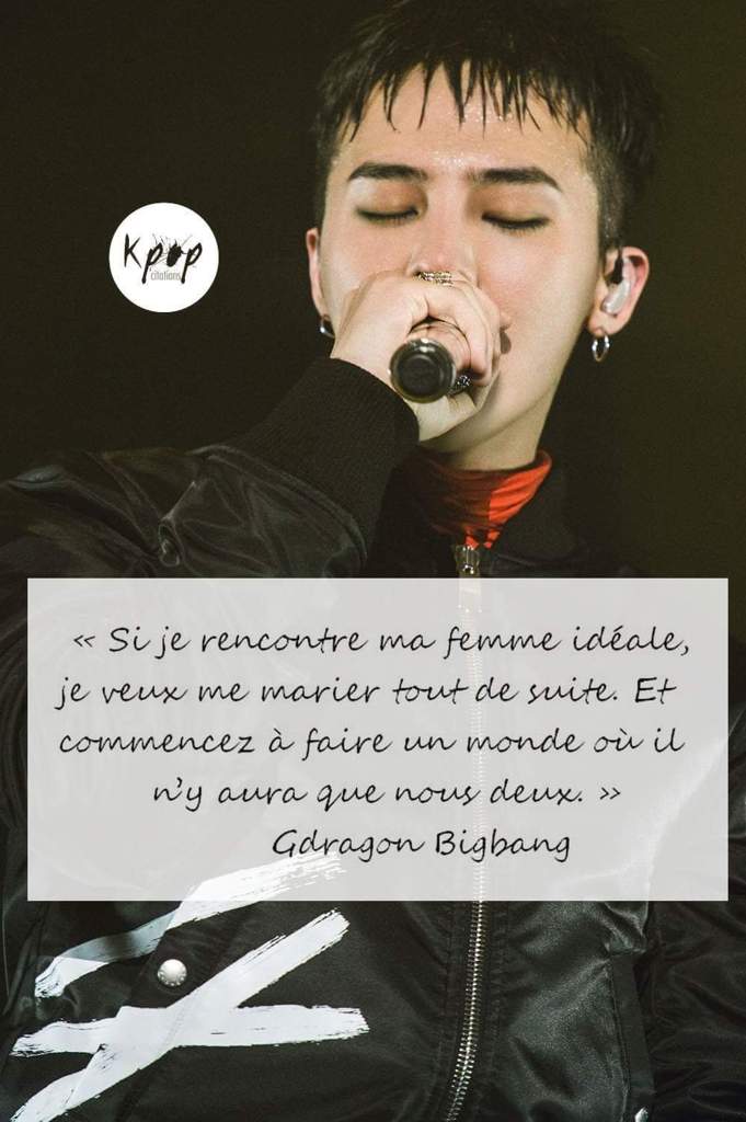 Citation G Dragon Fr Kpop Amino