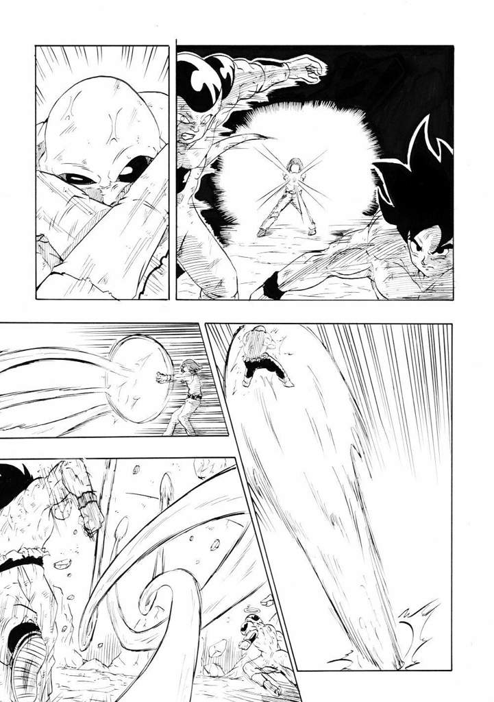 Goku, Freezer y N17 vs jiren fan manga | DRAGON BALL ESPAÑOL Amino
