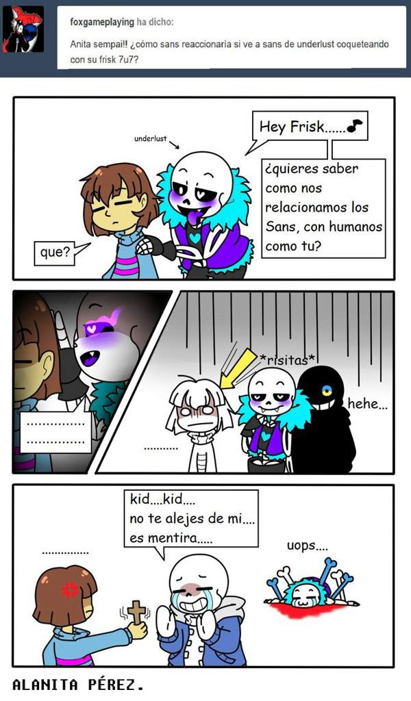 Mas y mas comics de frans | Undertale Español Amino