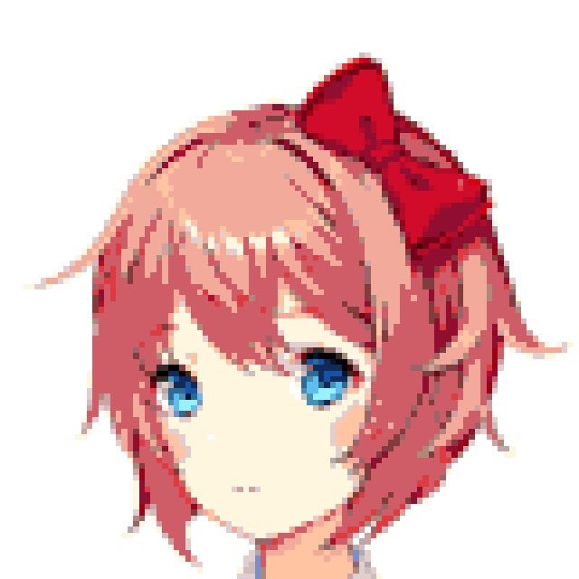 Sayori Pixel art | Doki Doki Literature Club! Amino