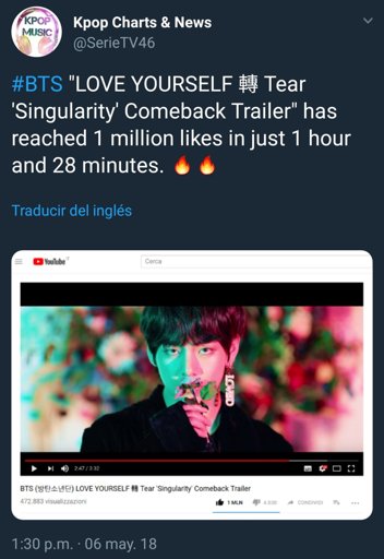 Bts V Reveals Haunting New Song Singularity Ahead Of Love Yourself Tear Album Release Watch Army S Amino Amino