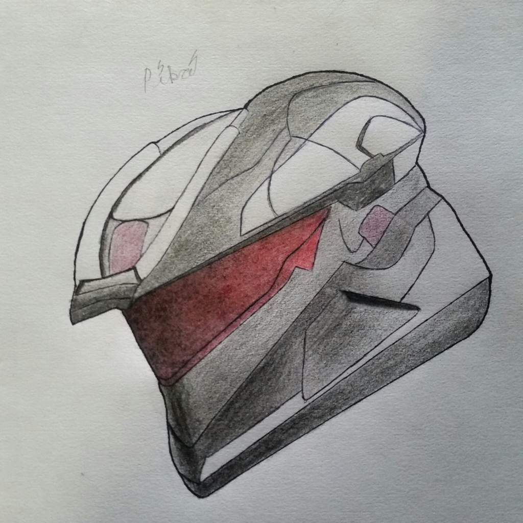 Scout Observer Helmet Drawing (Halo 5) .