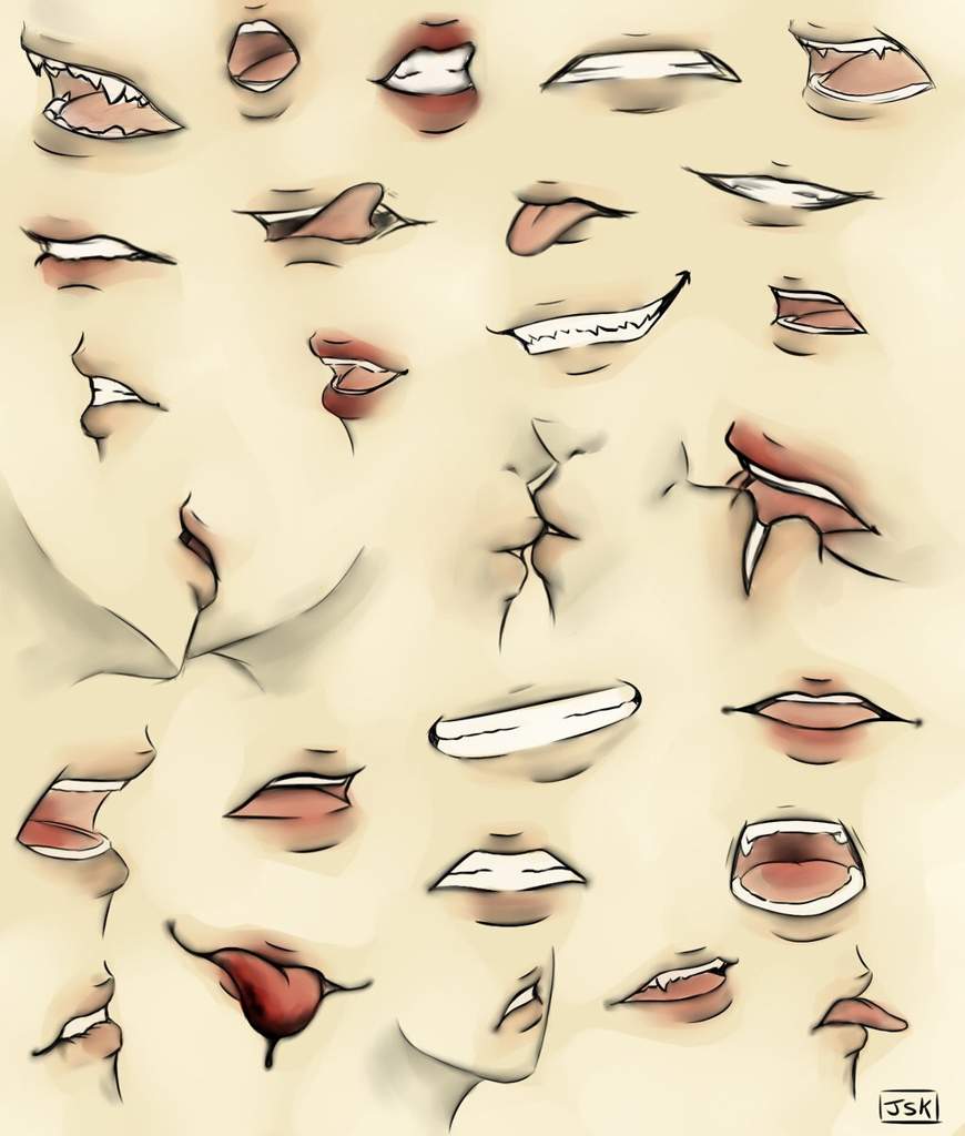 How To Draw Lips Anime / Pin by Daisy on Drawing/References Lips