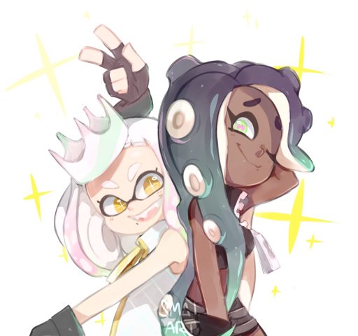 Pearl and Marina Fanart by Smai's Art! | Splatoon Amino