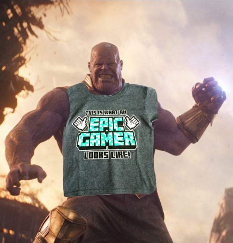 thanos gamer shirt