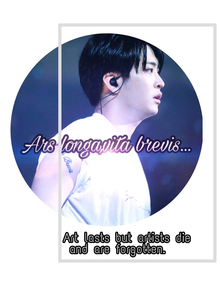Youngjae S Tattoo Ars Longa Vita Brevis Got7 Amino