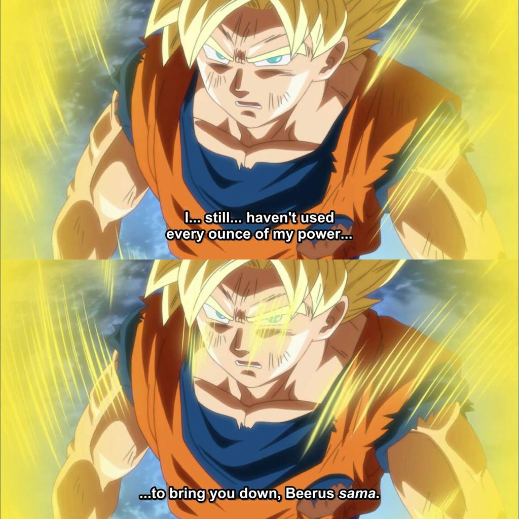 goku speed scale