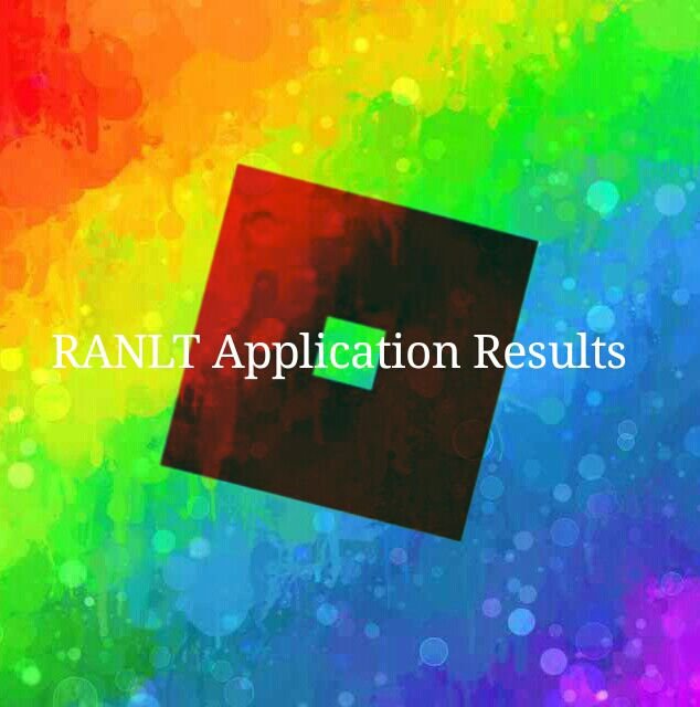 Ranlt Application Results 080518 Roblox Amino - 