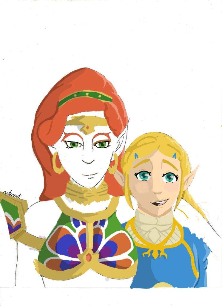 Zelda and Urbosa | Zelda Amino