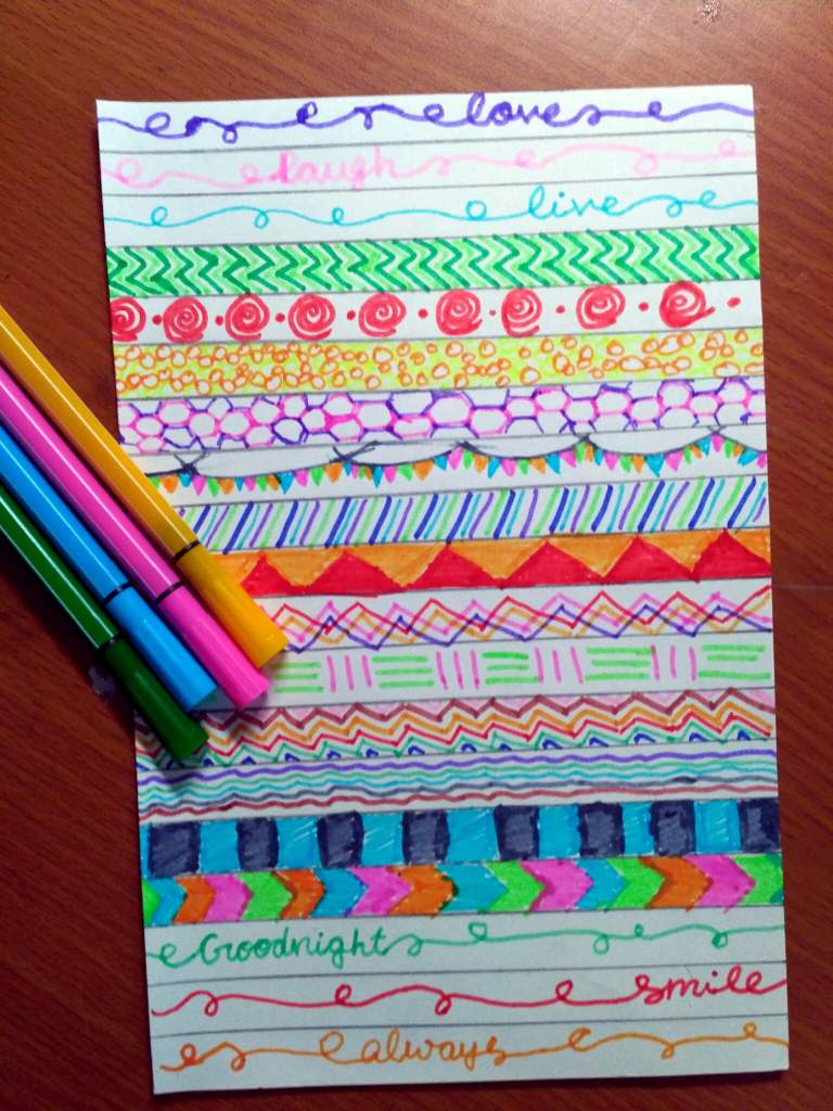 Bujo border ideas | Bullet Journal Amino