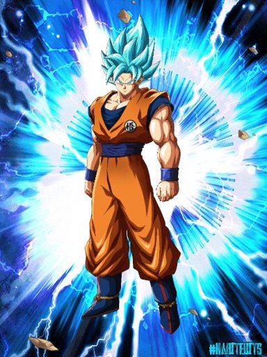 super saiyan blue goku fighterz