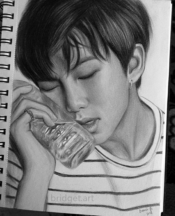 Namjoon • [ Graphite pencil drawing - #LOVE_YOURSELF ] | ARMY's Amino