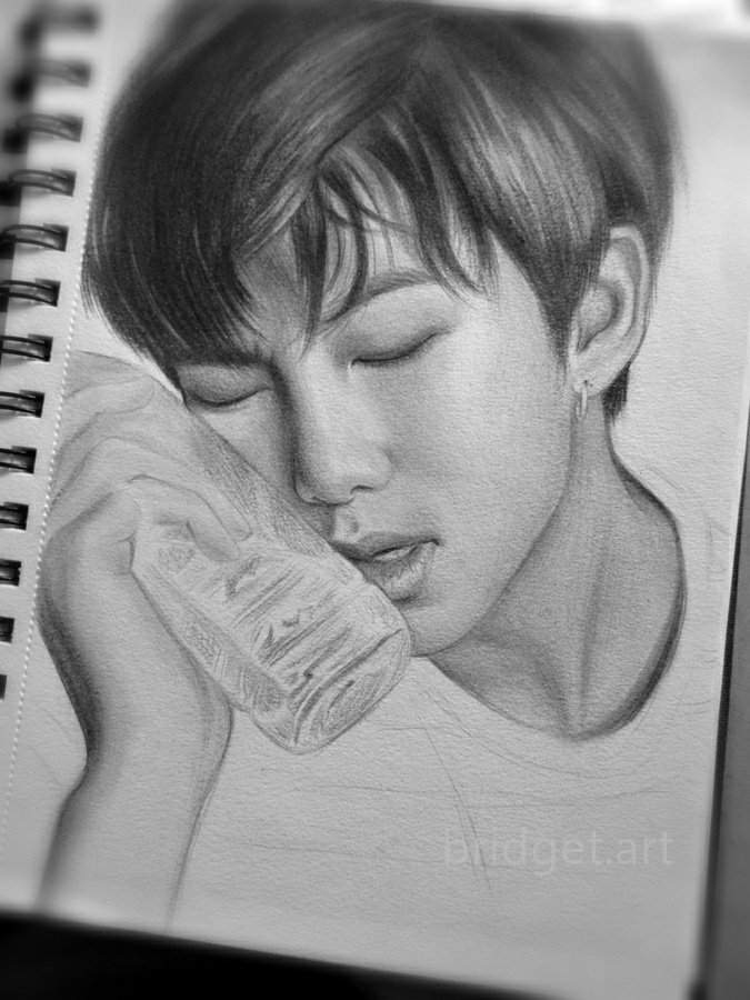 Namjoon • [ Graphite pencil drawing - #LOVE_YOURSELF ] | ARMY's Amino