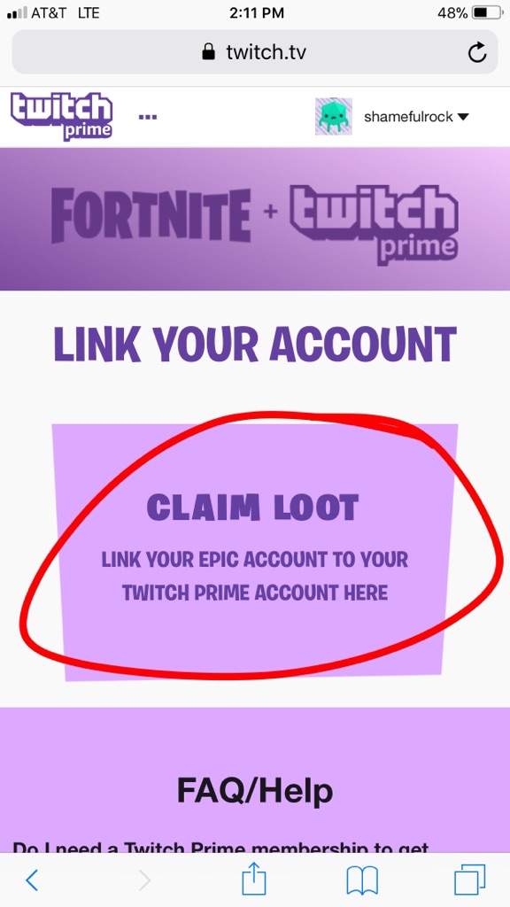 Twitch Prime — How To Claim Your Loot! | Fortnite: Battle ... - 576 x 1024 jpeg 43kB
