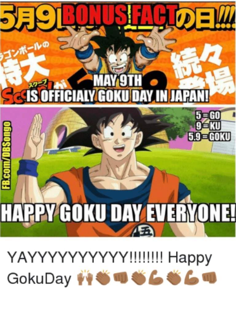 Happy Goku Day! Anime Amino