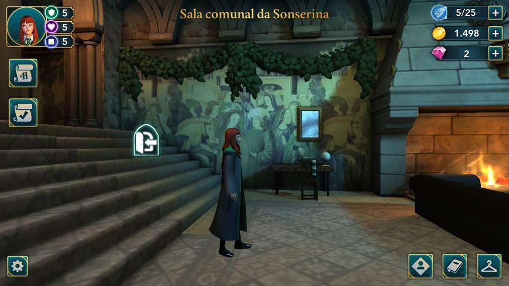 Minha casa no jogo Hogwarts Mystery. Minha amada Sonserina❤?? | ⚡.HARRY  POTTER.⚡ Amino