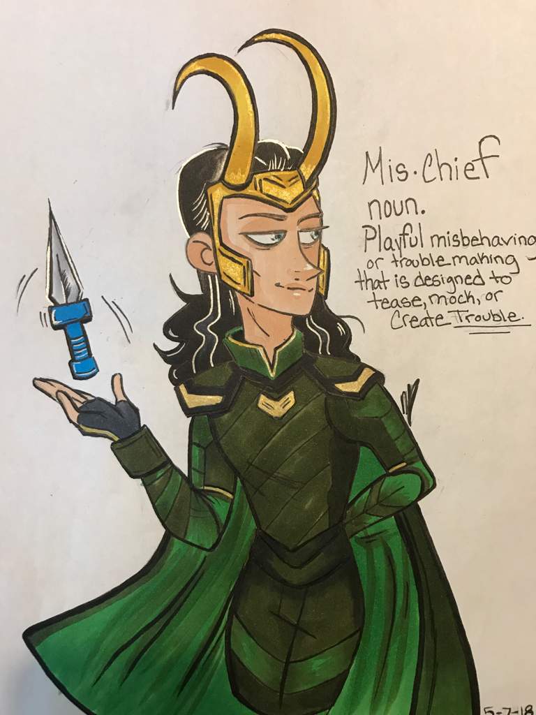 Loki God if Mischief🐍 | Drawing Amino