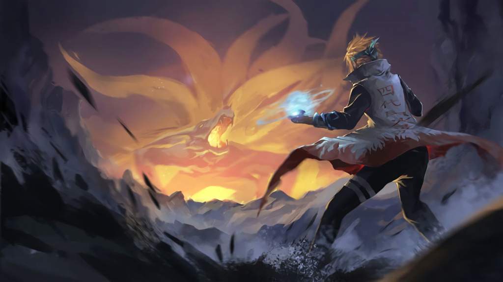 minato vs kyuubi naruto shippuden online amino