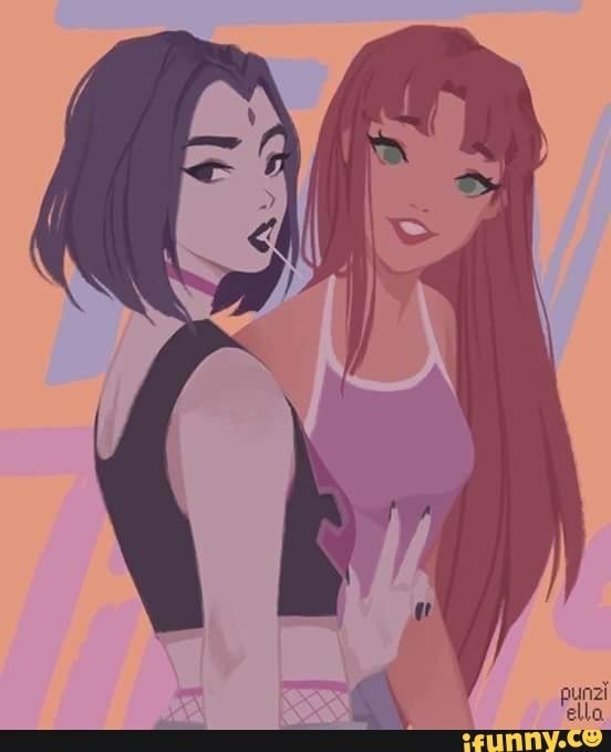 raven and starfire