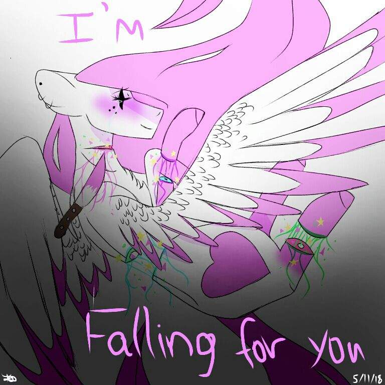 I'm Falling for you | Art [Pastel gore] | MLP GrimDarks Amino