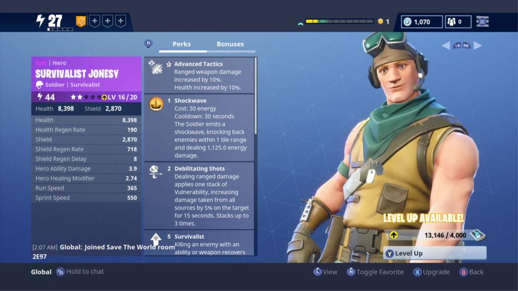 Fortnite Save The World Guide For New Players 6 Fortnite - to level up a character schematic you ll want to go to the corresponding inventory then click on whatever you want to level up