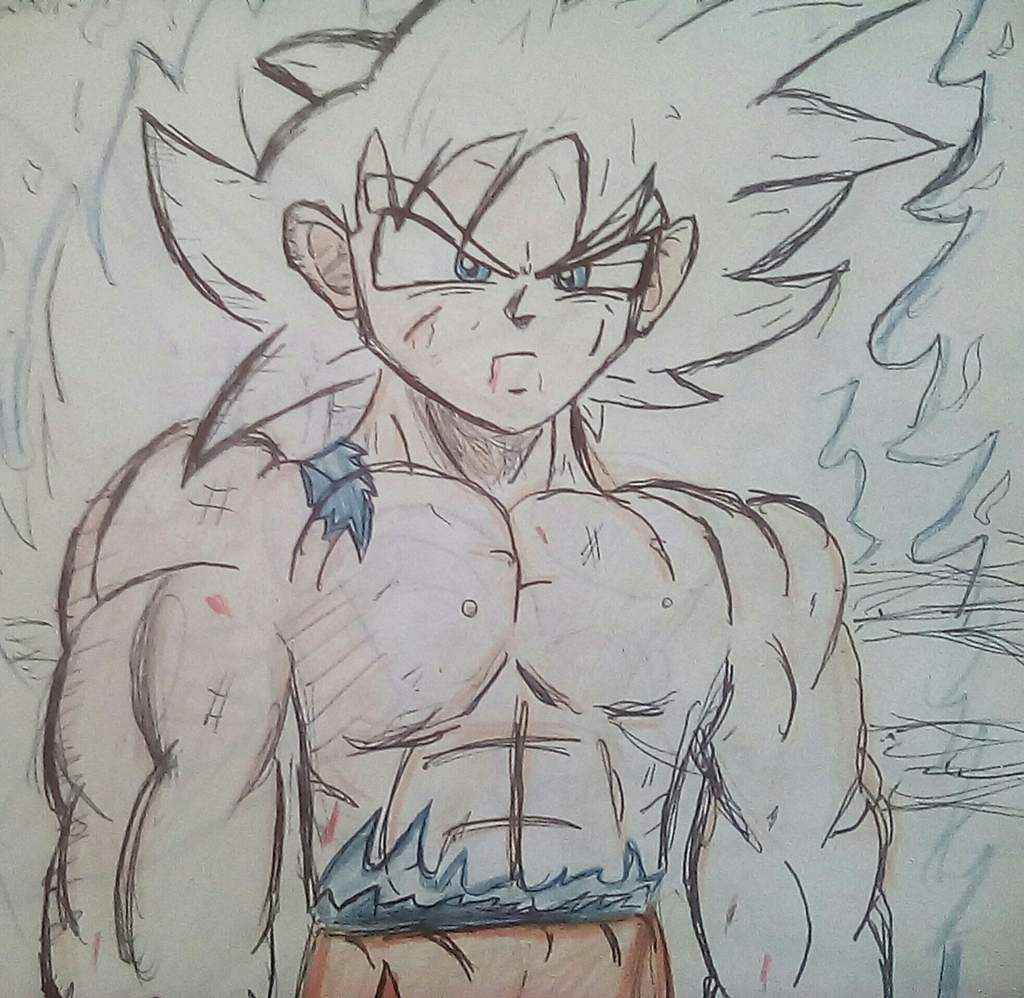 Un Dibujo De Goku Ultra Instinto Dominado Dragon Ball EspaÑol Amino 